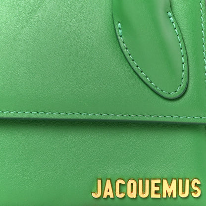 Jacquemus Smooth Calfskin Le Chiquito Long Green 7 of 9