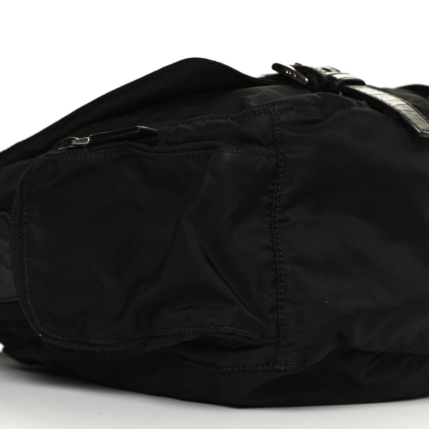 Tessuto Nylon Vela Messenger Bag Black