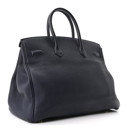 Hermes Togo BIRKIN 35 Bleu Nuit 3 of 10