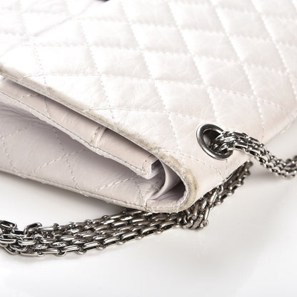 Chanel Aged Calfskin Quilted 50th Anniversary 2.55 Reissue Flap 226 White 2 of 11