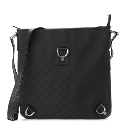 Gucci Nylon Monogram Abbey Messenger Bag Black 1 of 8