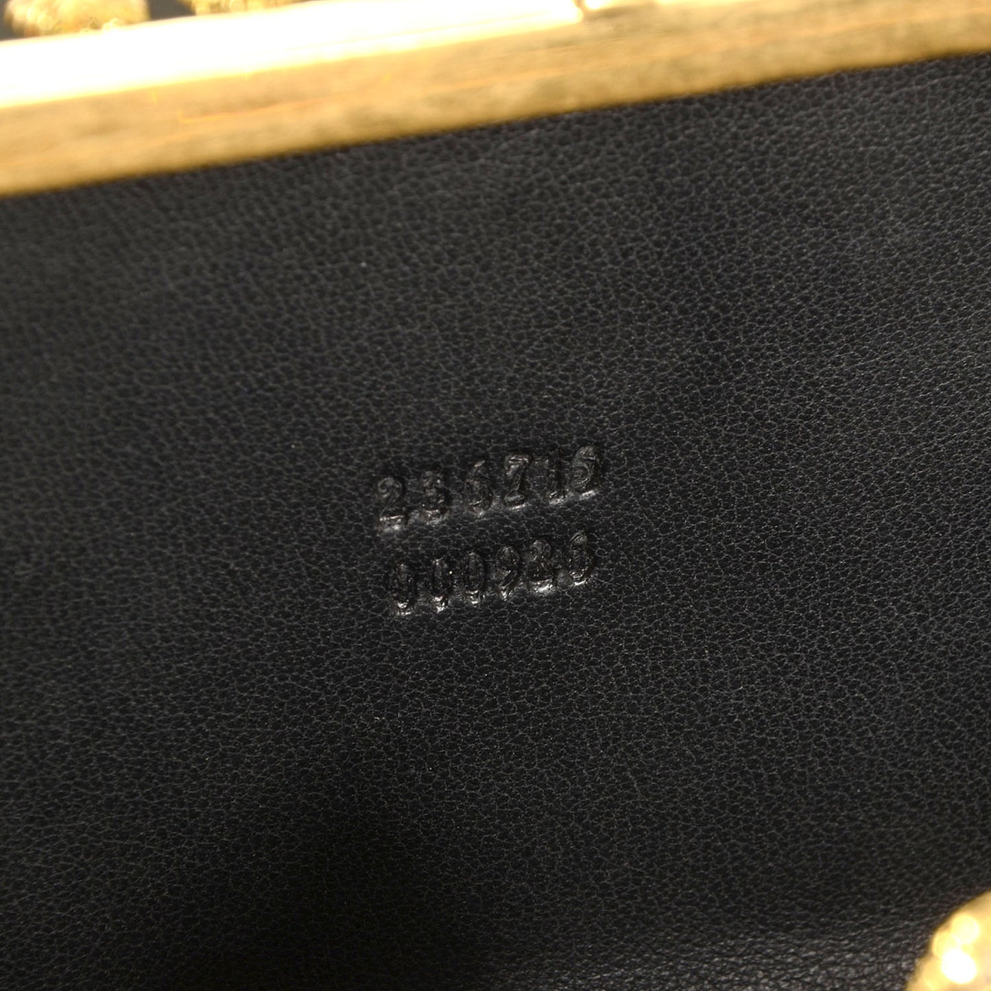 Glory Embroidery Skull Box Clutch Black