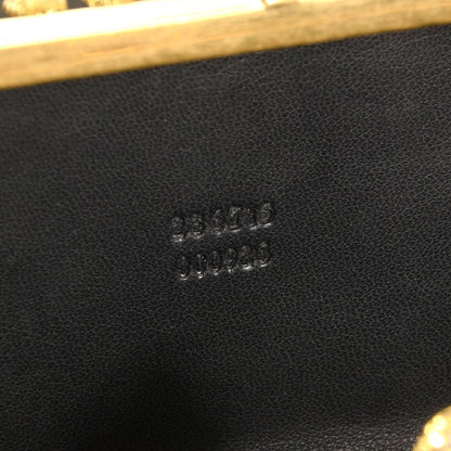 Alexander McQueen Glory Embroidery Skull Box Clutch Black 8 of 8