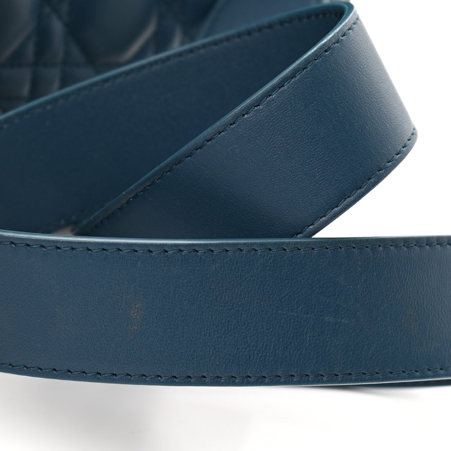 Lambskin Cannage Small My ABCDior Denim Blue