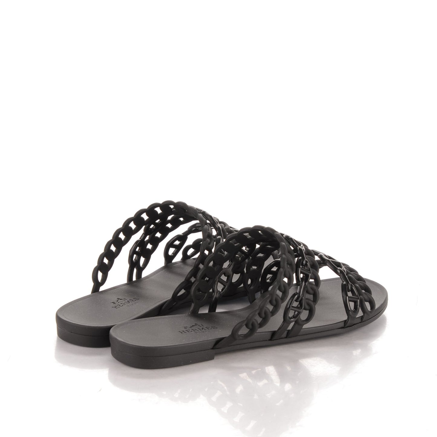 Chaine d'Ancre Nude Sandals 37 Black