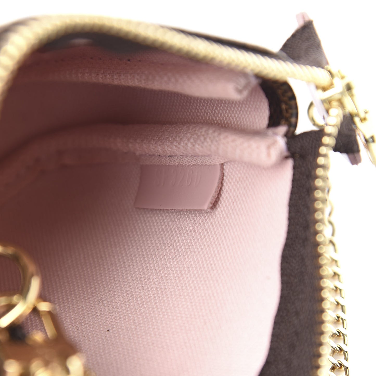 Damier Ebene 2020 Christmas Animation Big Wheel Mini Pochette Accessories Rose Ballerine