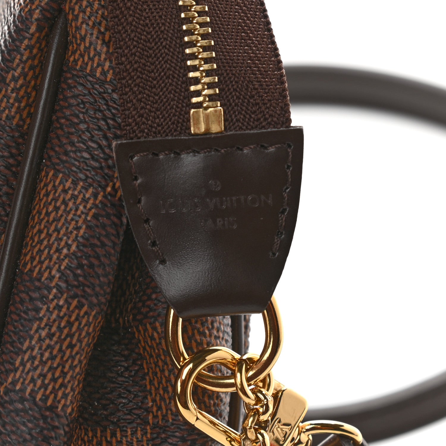 Louis Vuitton Damier Ebene Eva Clutch 6 of 10