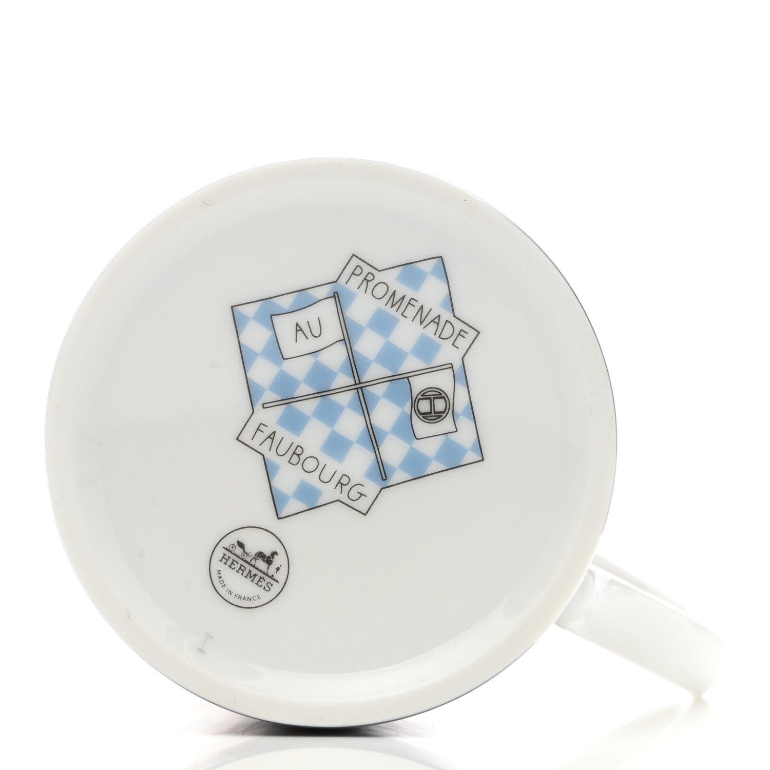 Hermes Porcelain Promenade Au Faubourg Mug 4 of 6