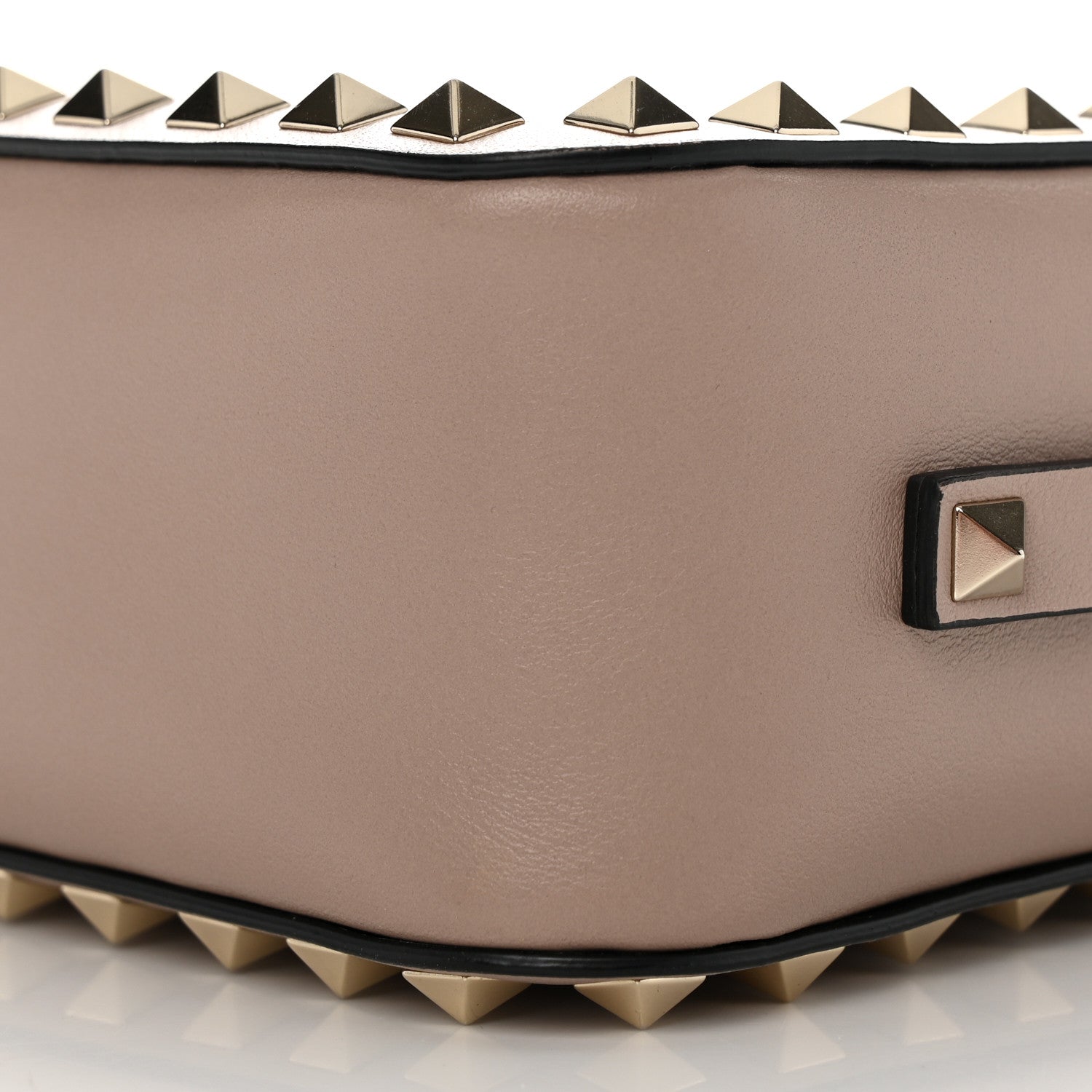 Valentino Garavani Calfskin Rockstud Camera Crossbody Bag Poudre 9 of 9