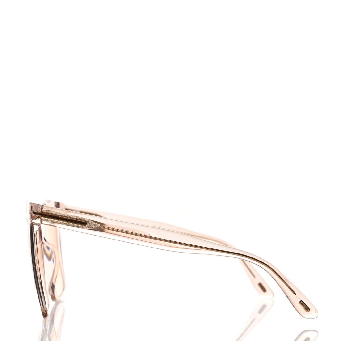 Acetate Polarized Sabrina Cat Eye Sunglasses TF764 Beige