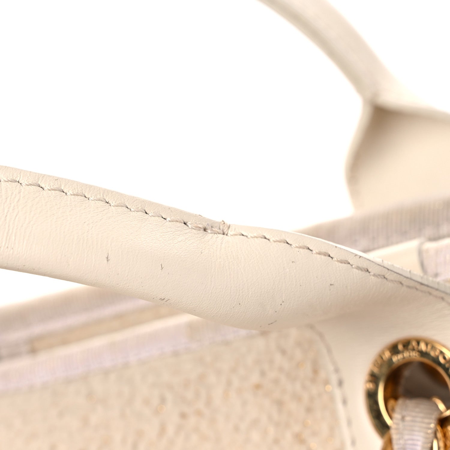 Chanel Lurex Boucle Medium Deauville Tote White 18 of 23
