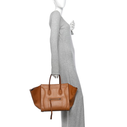 Celine Natural Calfskin Medium Phantom Luggage Tan 3 of 29
