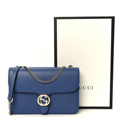 Gucci Dollar Calfskin Small Interlocking G Shoulder Bag Caspian 12 of 12