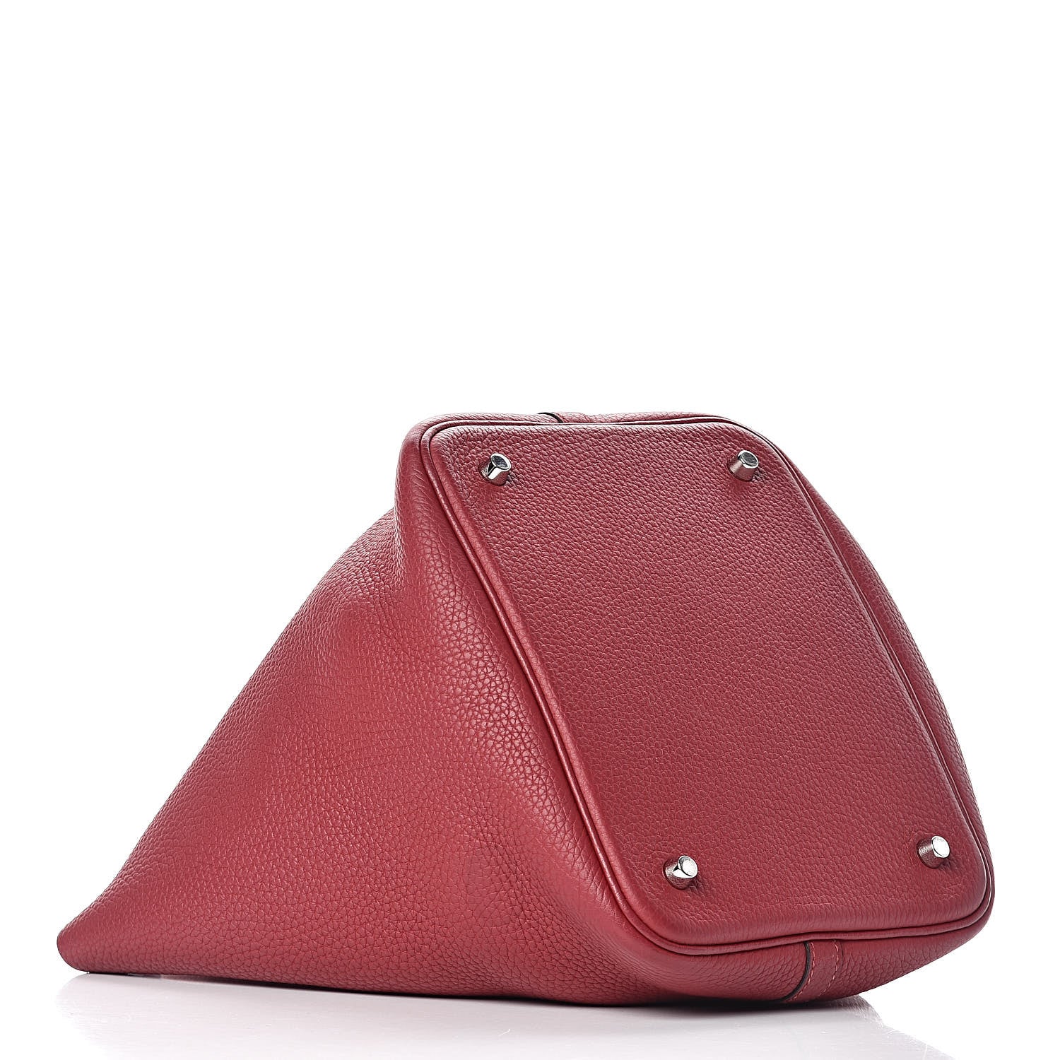 Hermes Taurillon Clemence Picotin Lock 22 MM Rouge Grenat 4 of 10