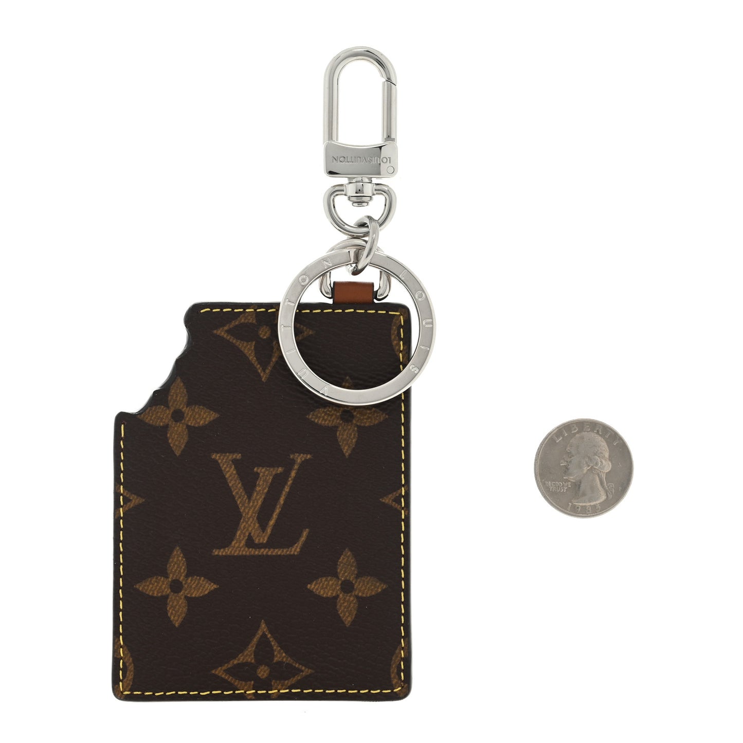 Monogram LV Chocolate Bar Bag Charm Key Holder