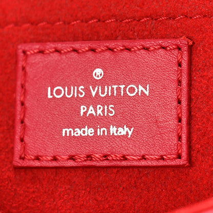 Louis Vuitton Calfskin New Wave Chain PM Scarlet 6 of 8