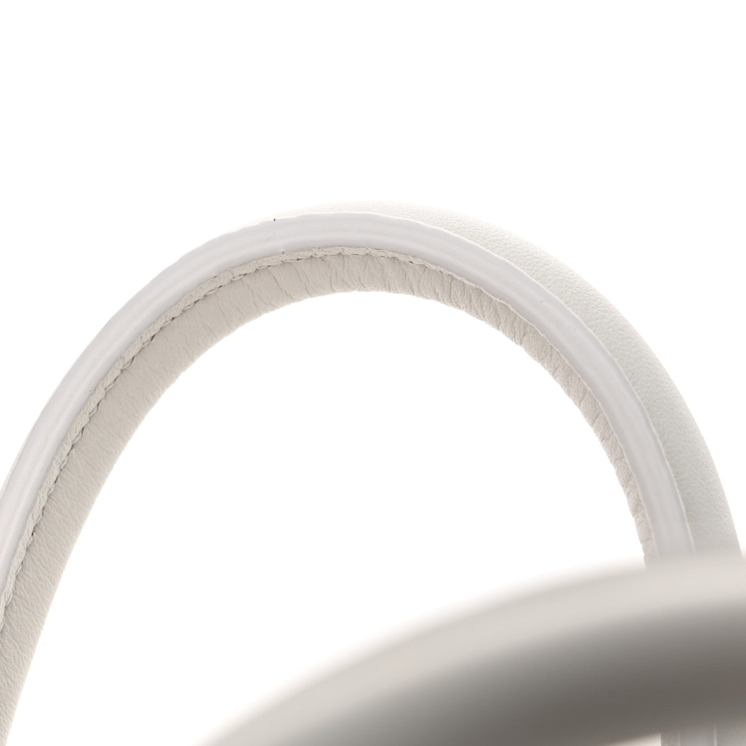 Salvatore Ferragamo Natural Grain Calfskin Mini Hug Bag Optic White 11 of 13