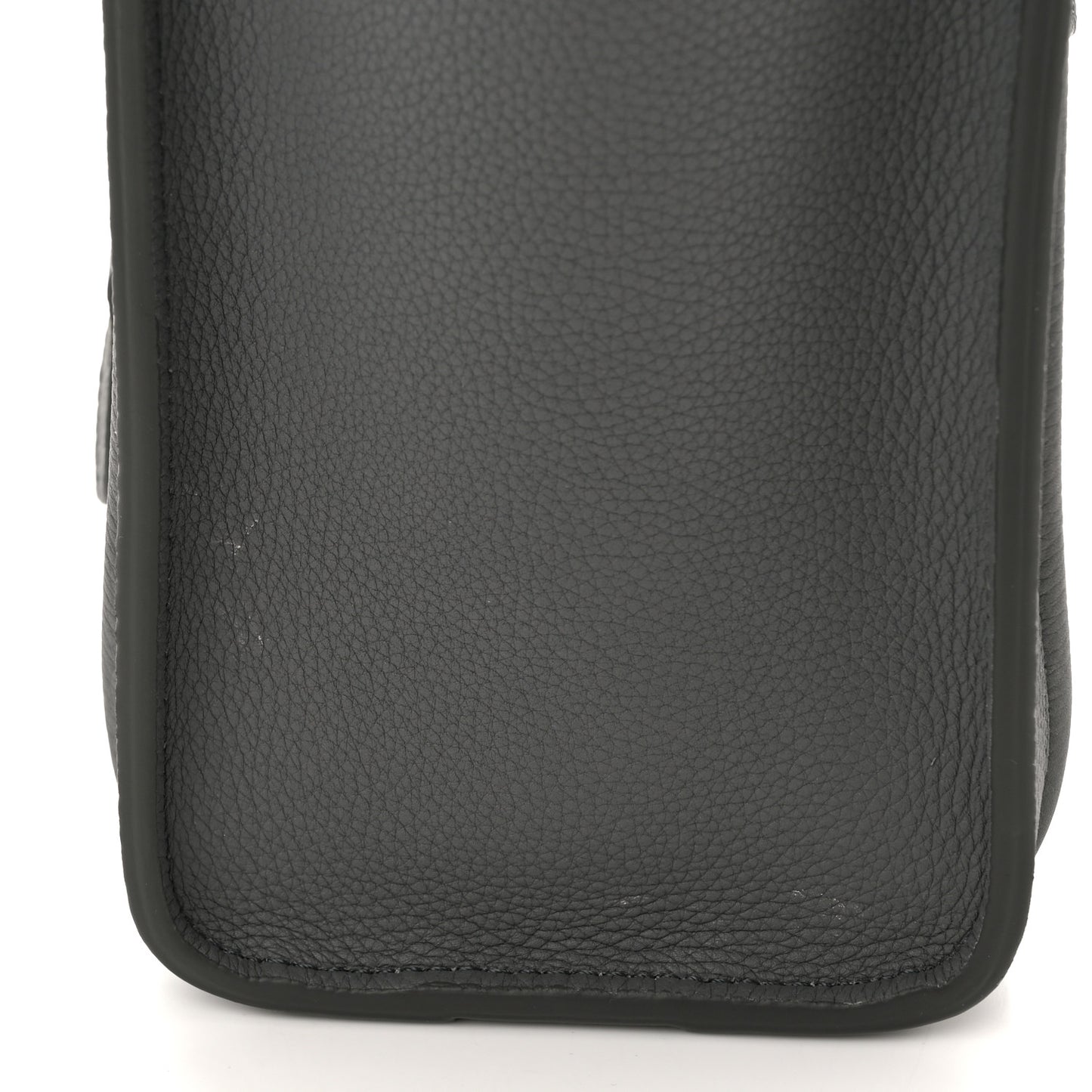 Baby Drummed Calfskin Nano Luggage Kohl