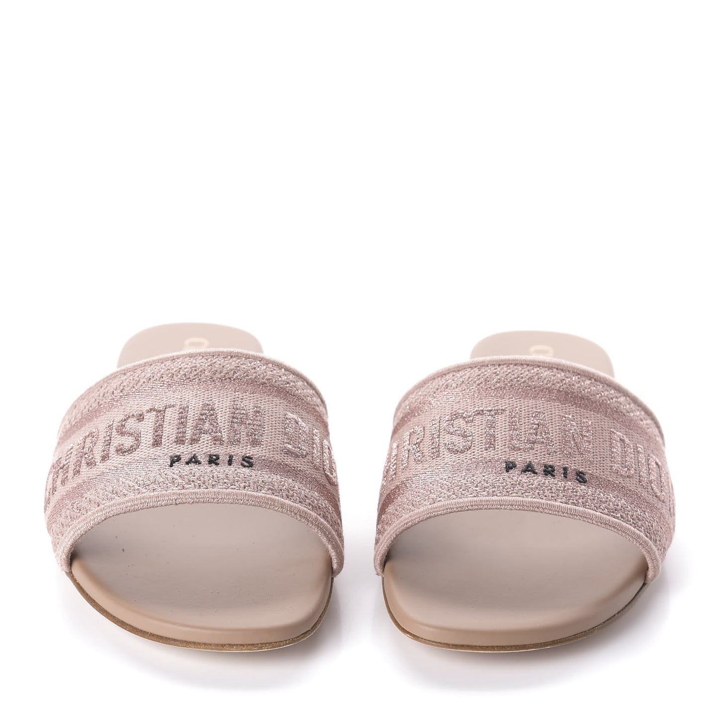 Cotton Embroidered Dway Mules Slide Sandals 37 Rose Des Vents