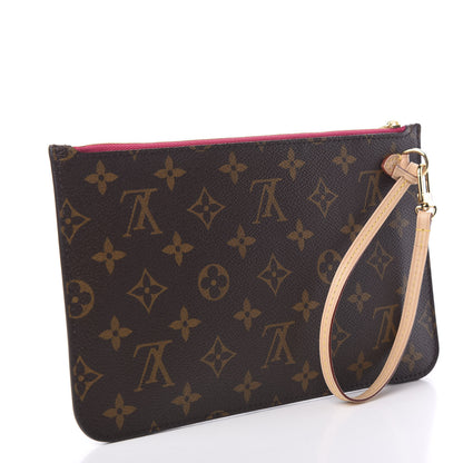 Louis Vuitton Monogram Neverfull MM GM Pochette Pivoine 2 of 7