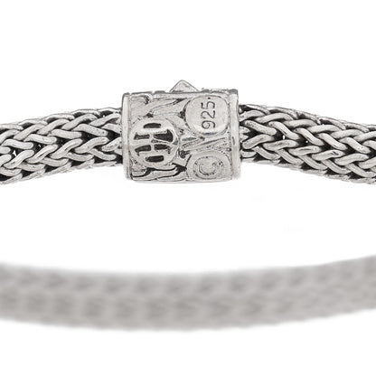 John Hardy Sterling Silver Diamond 5mm Classic Chain Bracelet 3 of 3