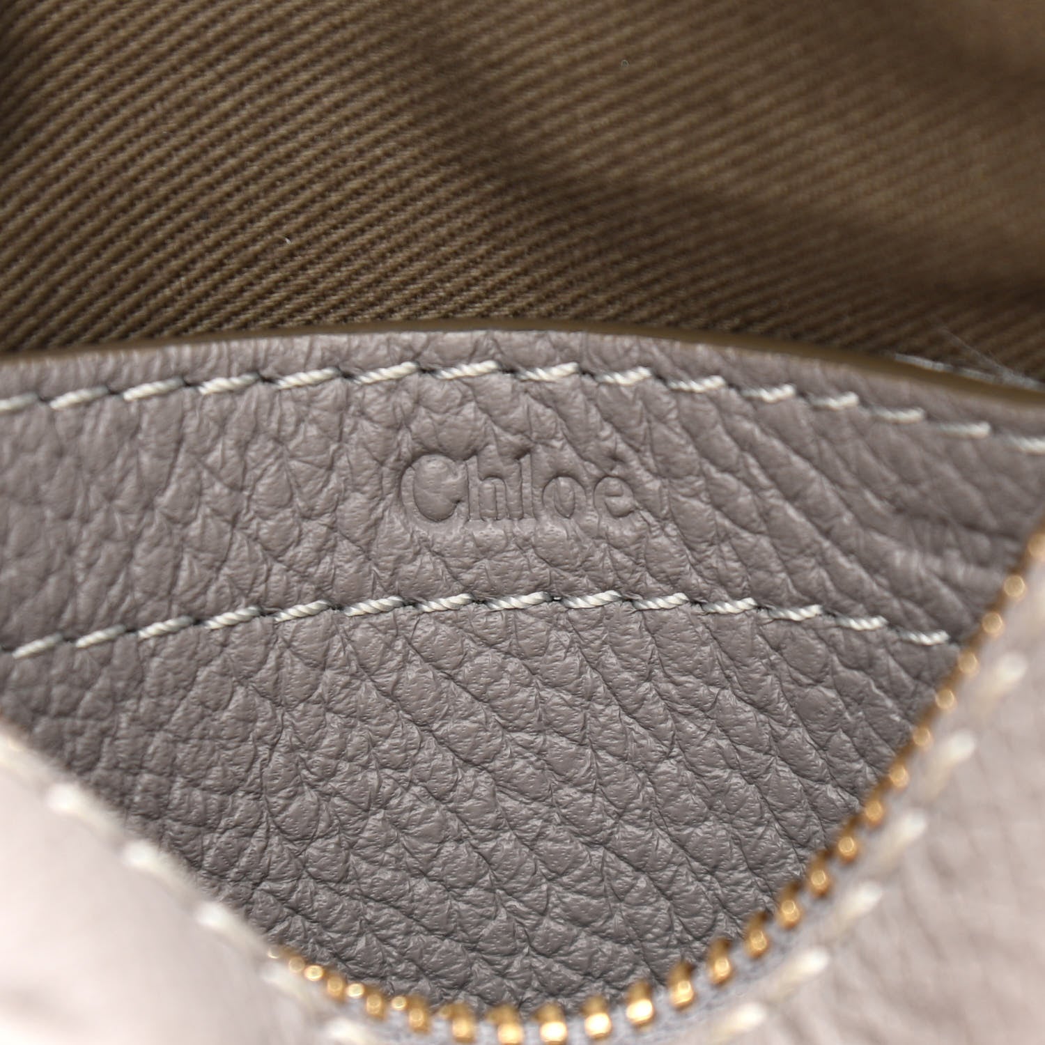 Chloe Calfskin Mini Marcie Satchel Cashmere Grey 6 of 11