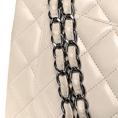 Chanel Lambskin Quilted Maxi Single Flap Beige 32 of 32