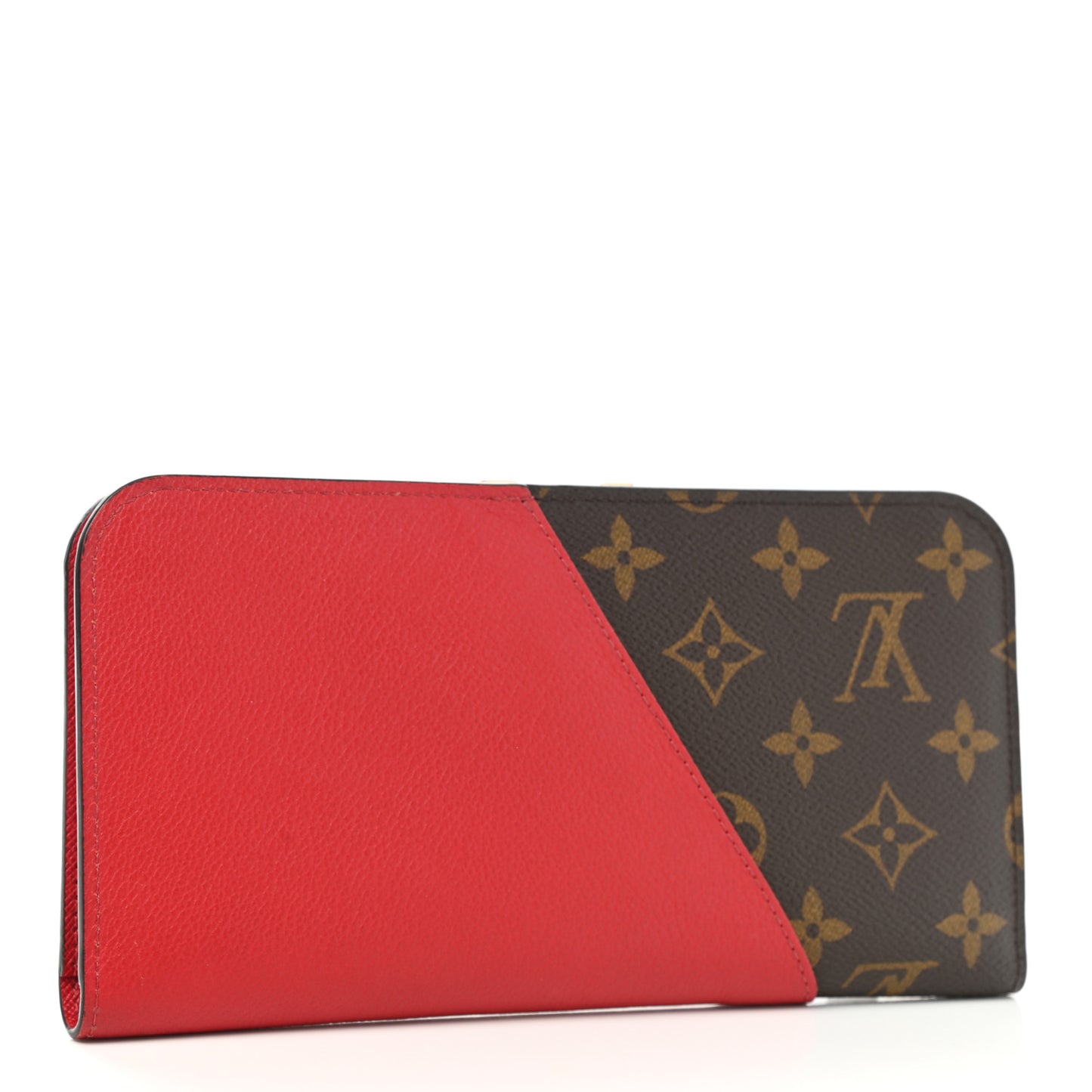 Monogram Calfskin Kimono Wallet Cherry