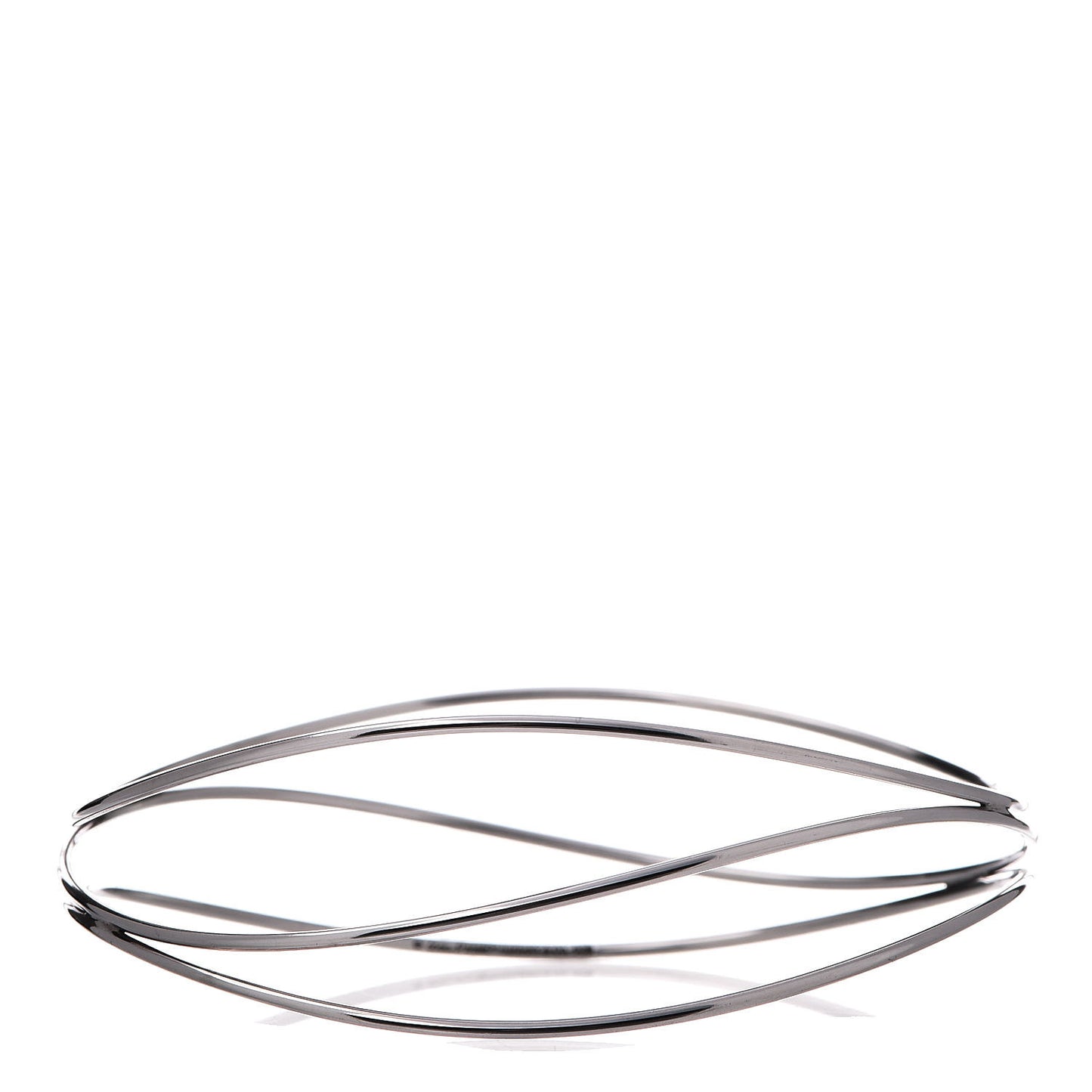 Sterling Silver Elsa Peretti Three Row Wave Bracelet