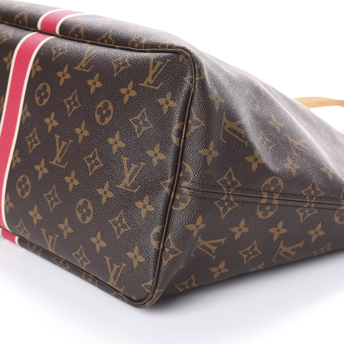 Monogram My LV Heritage Neverfull GM Fuchsia White