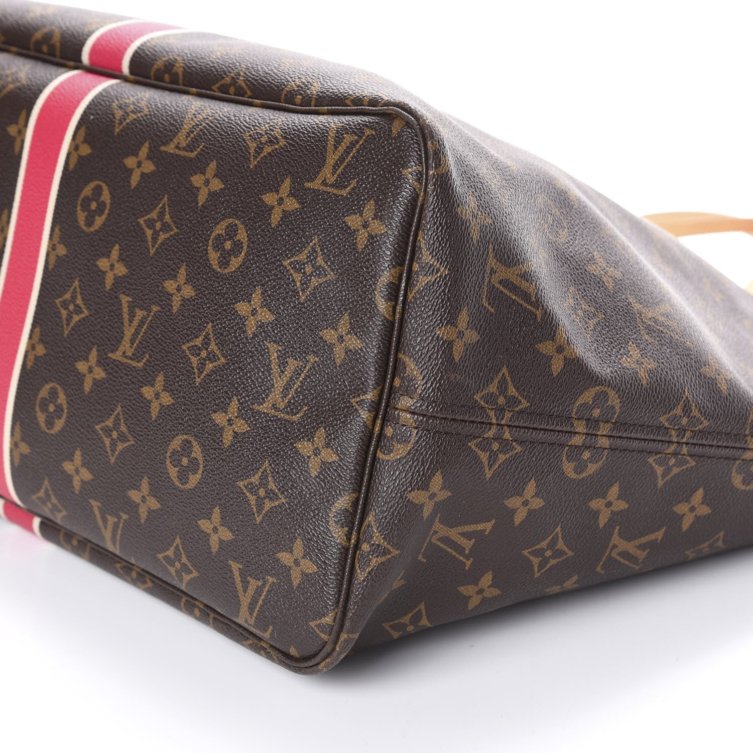 Louis Vuitton Monogram My LV Heritage Neverfull GM Fuchsia White 10 of 10