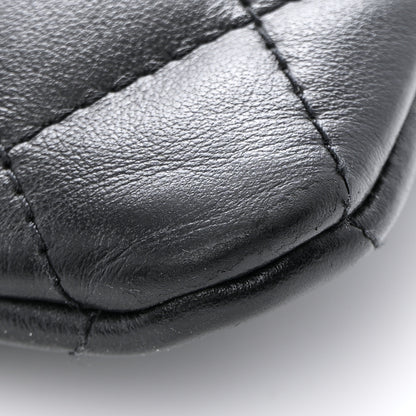 Chanel Lambskin Quilted Crossbody Bag Black 22 of 23