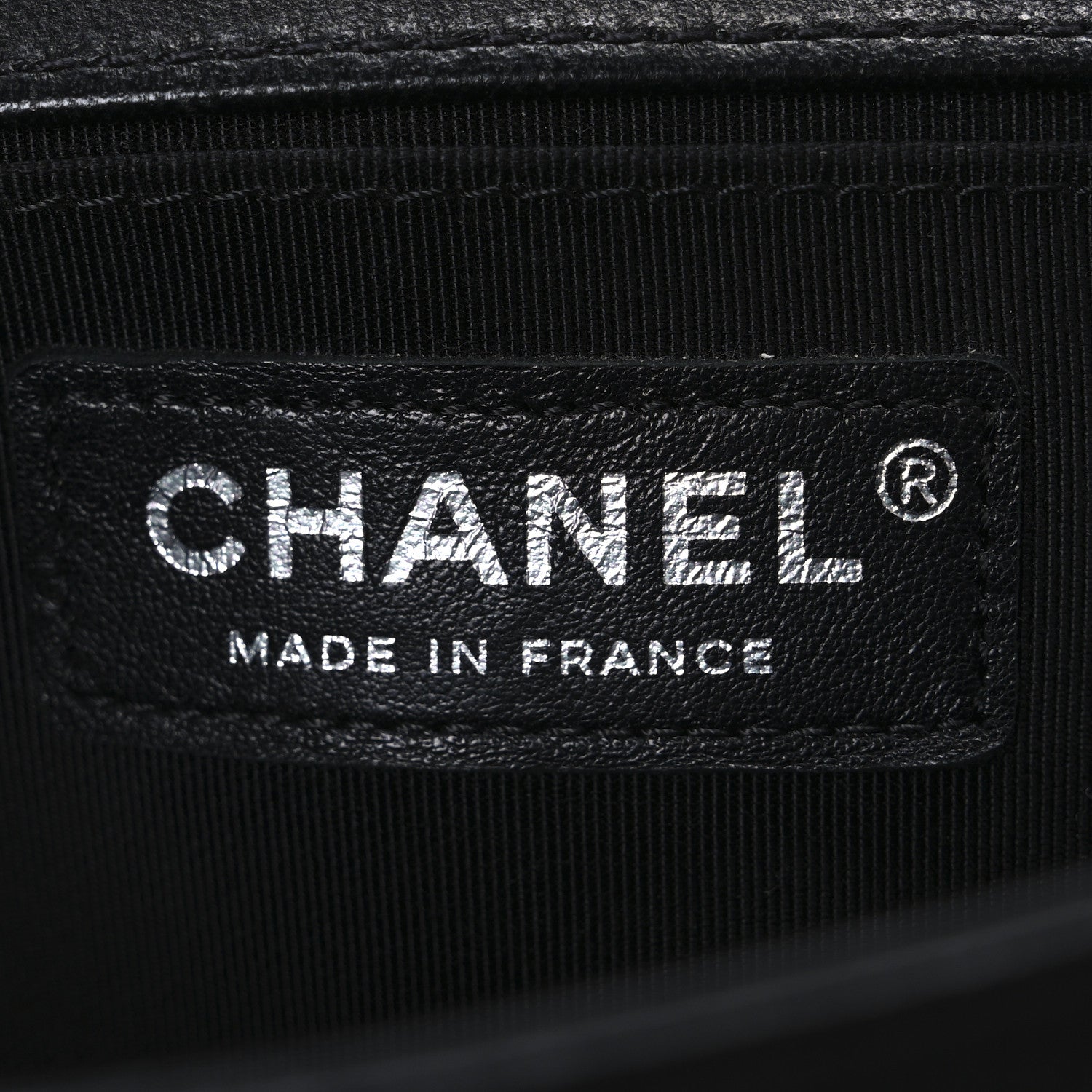 Chanel Lambskin Iridescent PVC Chevron Quilted Medium Boy Flap Black Silver 6 of 11
