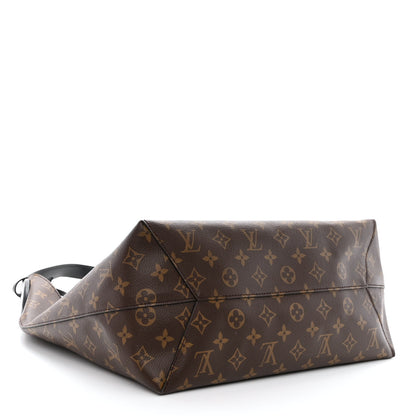 Louis Vuitton Monogram Flower Hobo Black 4 of 11