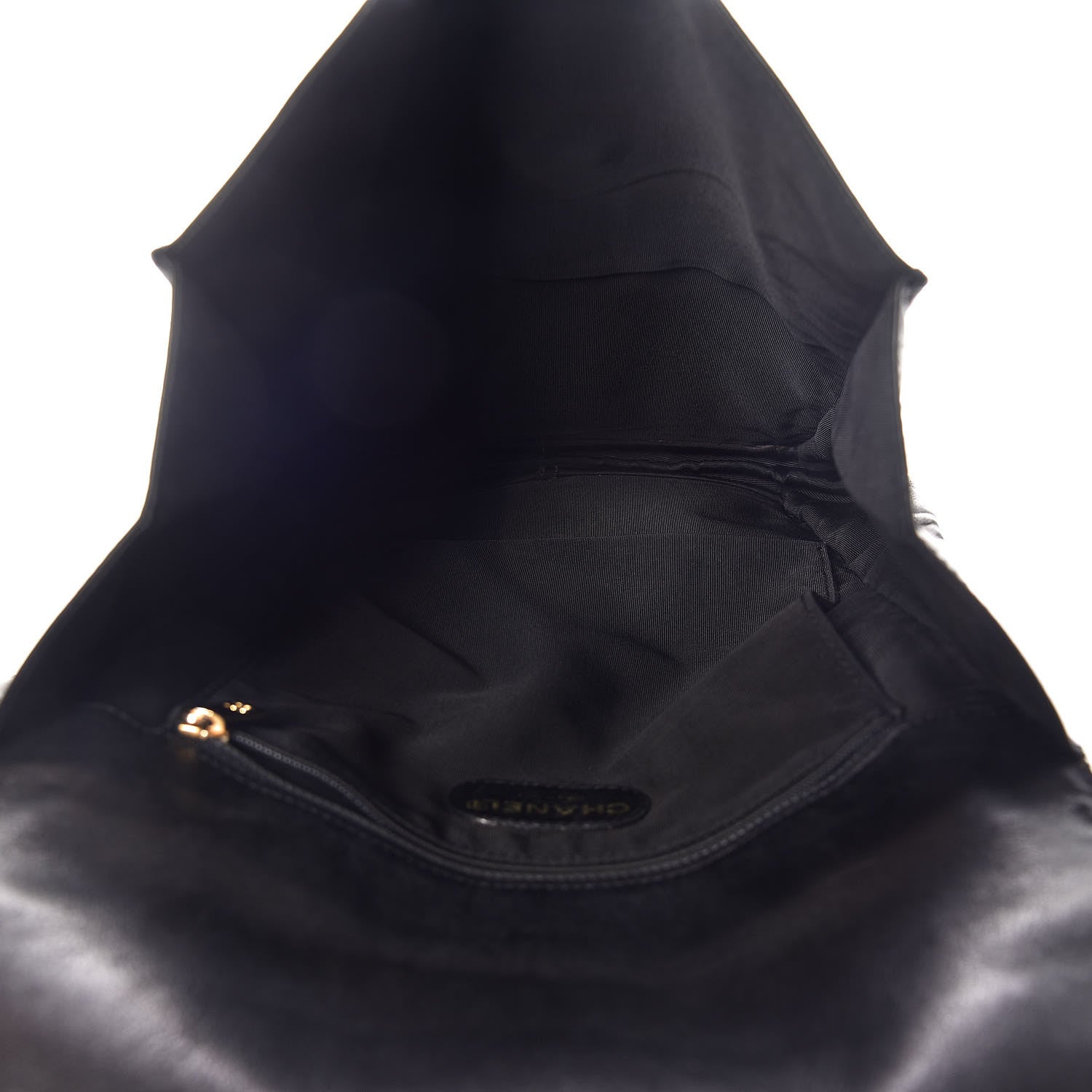 Chanel Lambskin CC Backpack Black 7 of 17