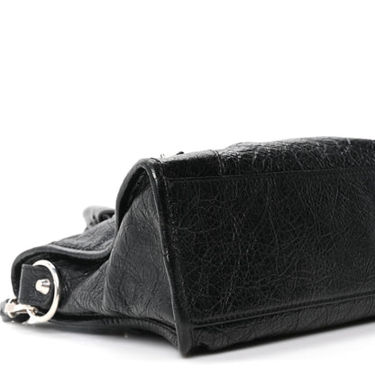 Balenciaga Agneau Arena Silver Hardware Small Le City Black 9 of 10