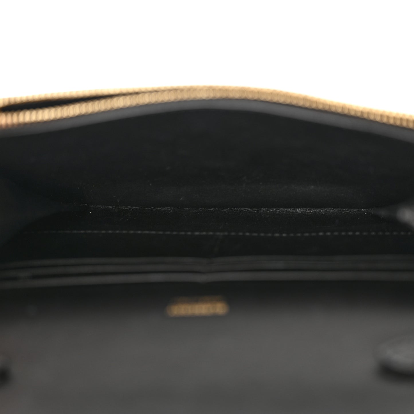 Calfskin Monogram TB Mini Flat Crossbody Bag Black