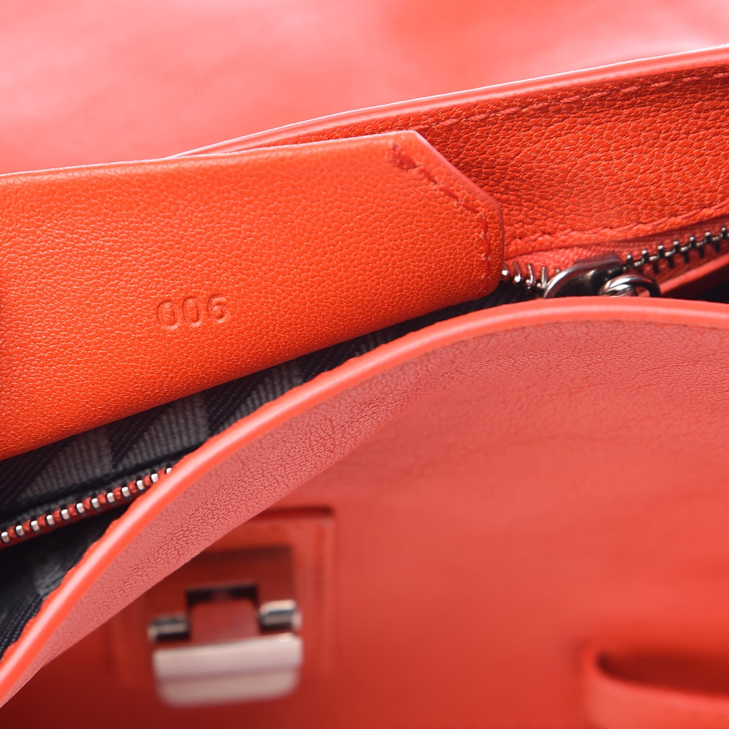 Proenza Schouler Lambskin PS1 Mini Pouch Messenger Bag Deep Coral 8 of 12