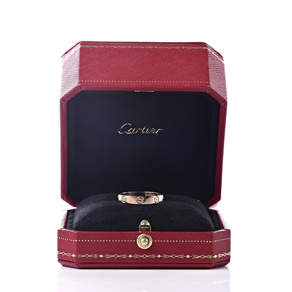 Cartier 18K Pink Gold 3.5mm LOVE Wedding Band Ring 57 8 5 of 5