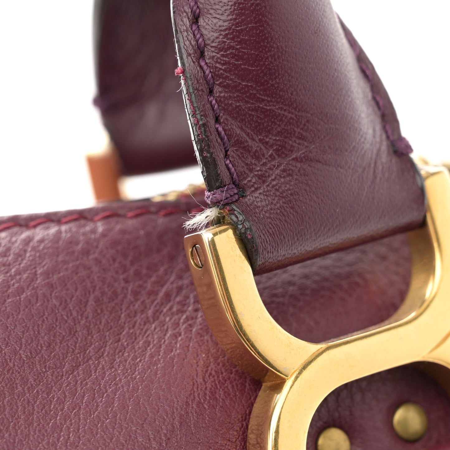 Calfskin Medium Marcie Satchel Wild Purple