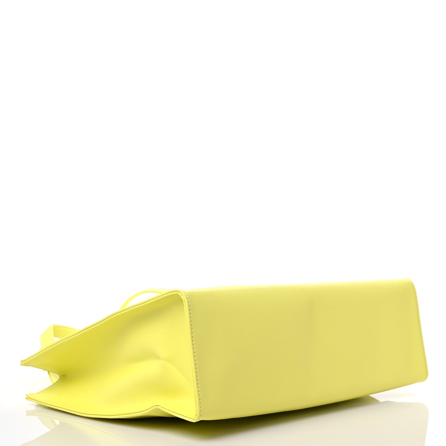 Vegan Leather Medium Shopping Bag Margarine