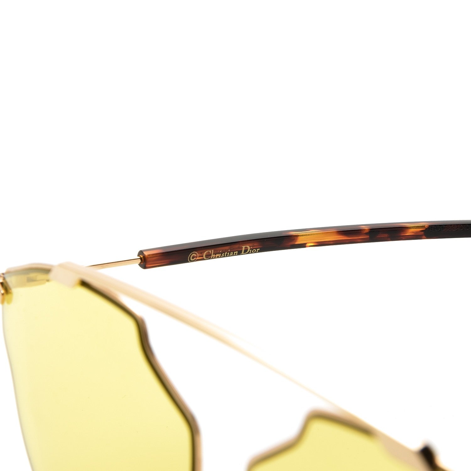 Christian Dior So Real Pop Sunglasses Yellow 5 of 9