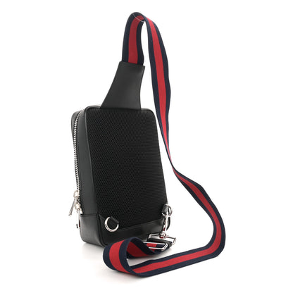 Gucci GG Supreme Monogram Web Belt Bag Black Grey 3 of 11