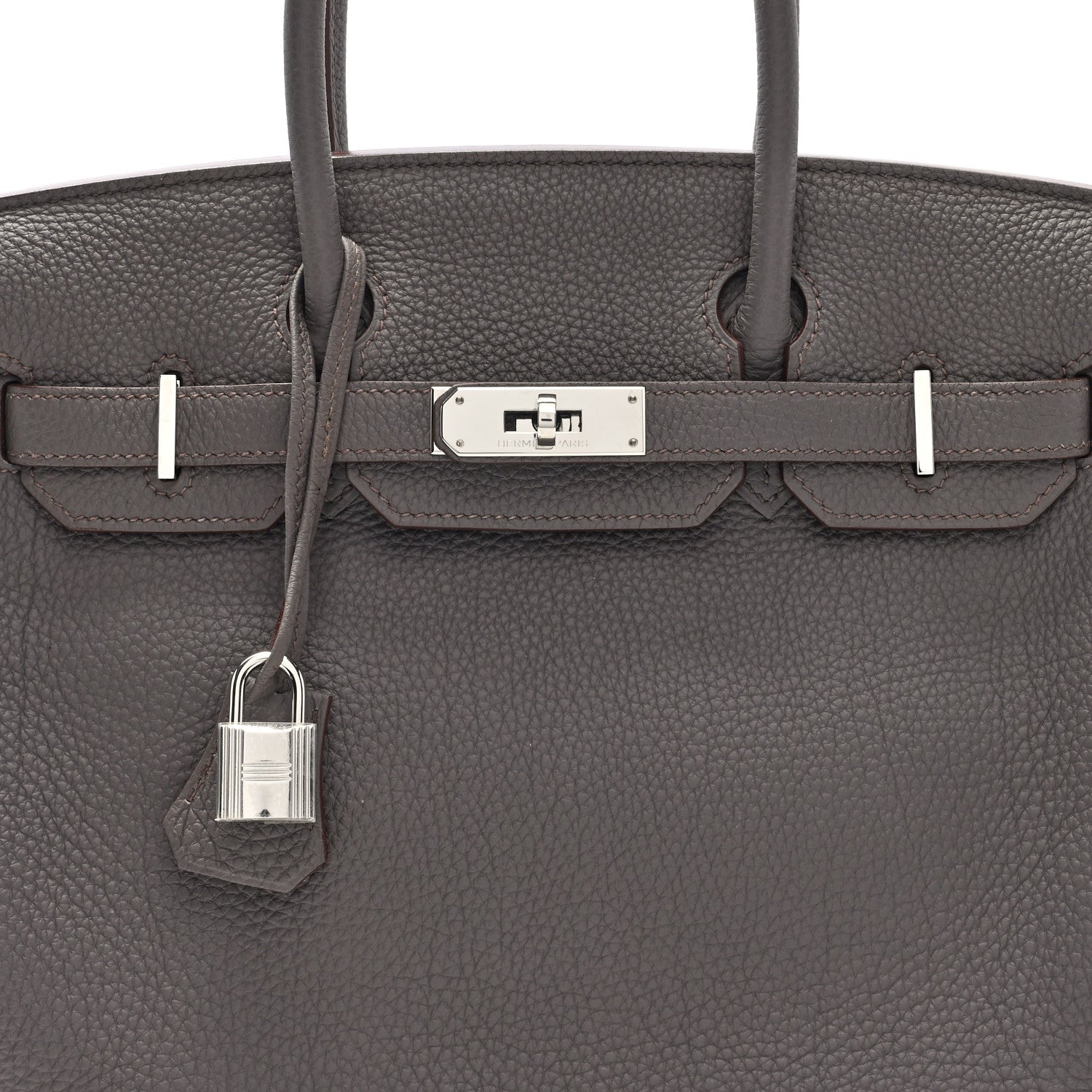 Hermes Togo Birkin 30 Etain 8 of 10
