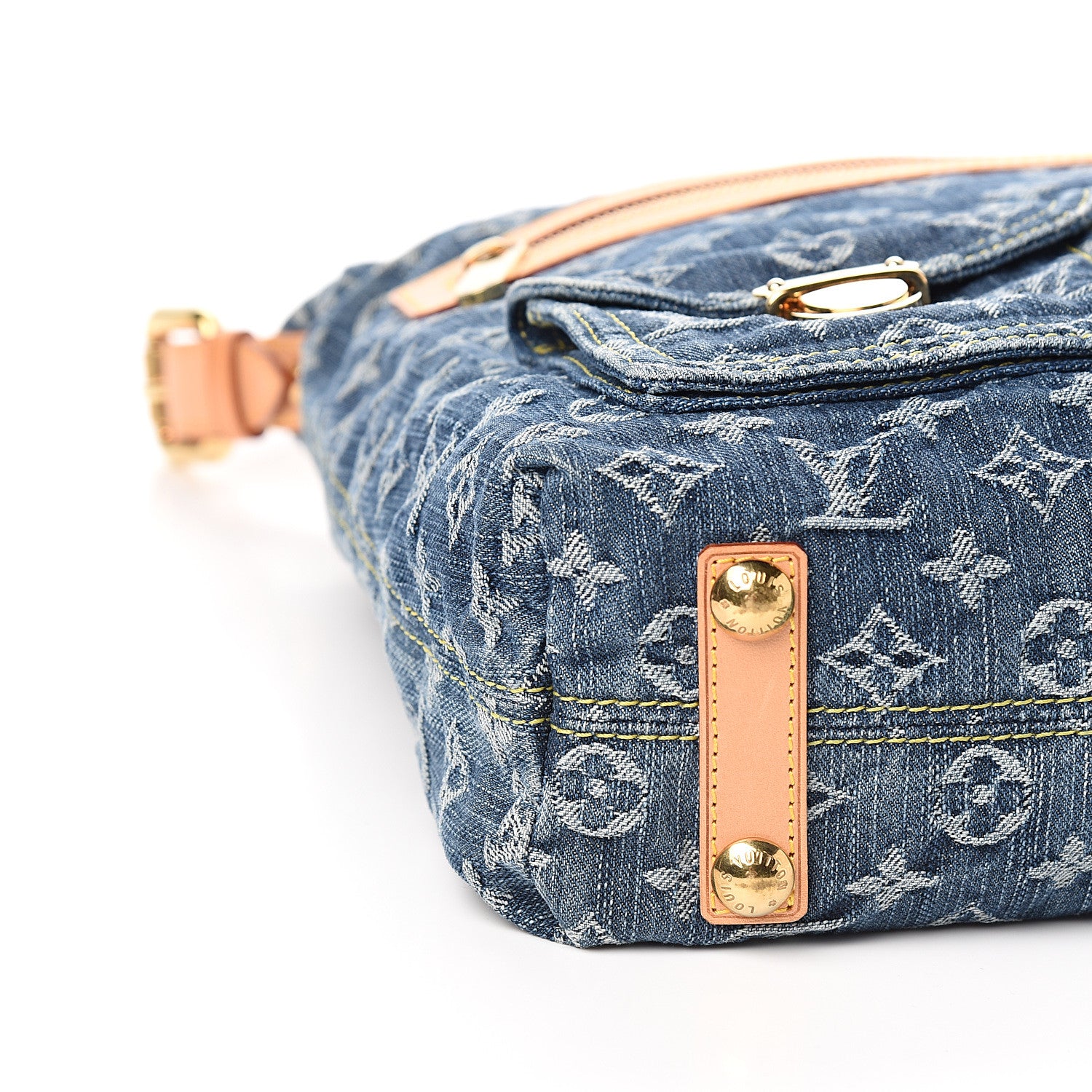 Louis Vuitton Denim Baggy GM Blue 7 of 9
