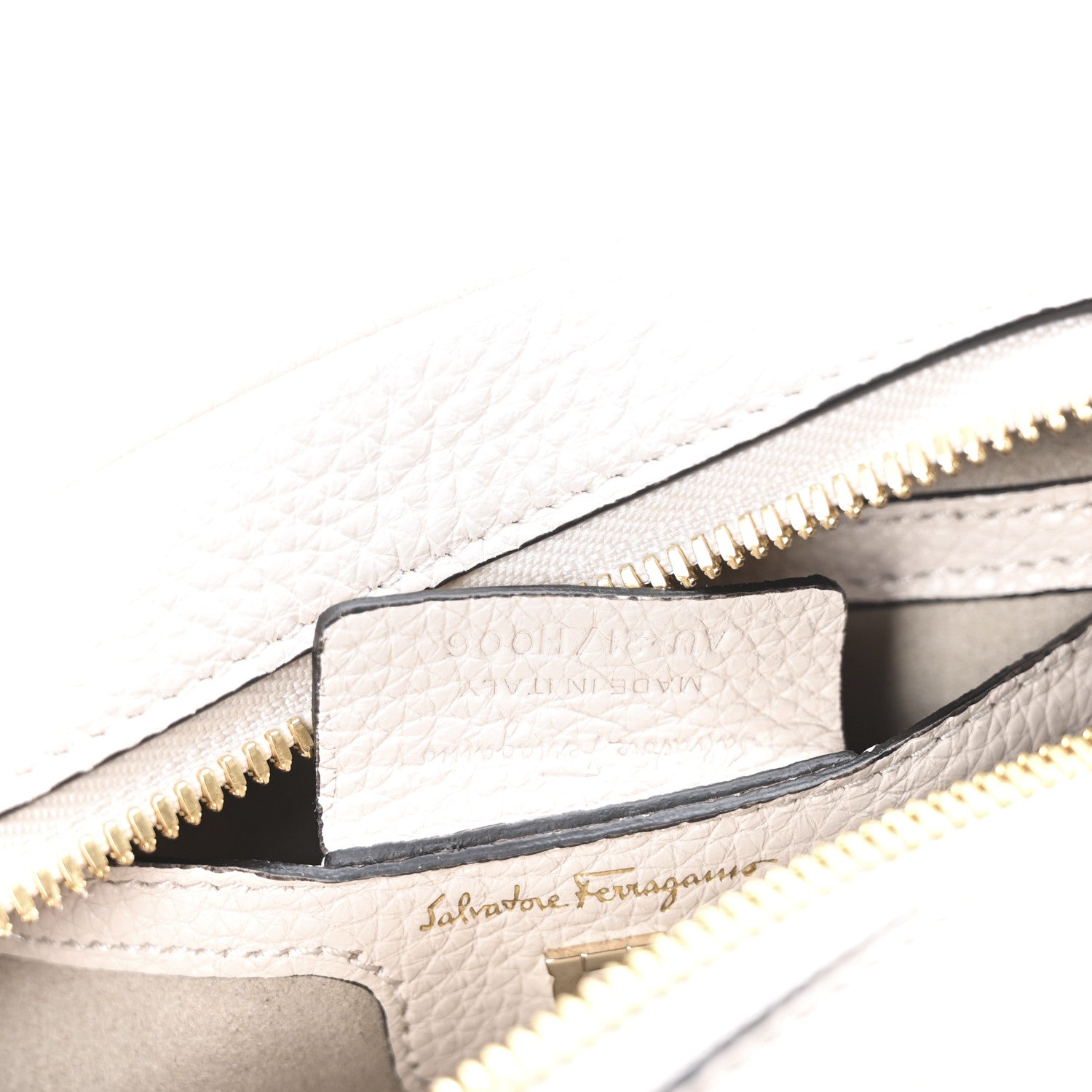 Salvatore Ferragamo Calfskin City Goncho Crossbody Camera Bag Ivory 7 of 10