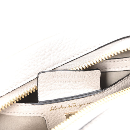 Salvatore Ferragamo Calfskin City Goncho Crossbody Camera Bag Ivory 7 of 10
