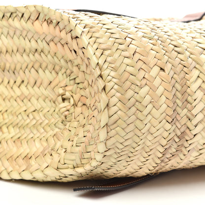 Loewe Raffia Basket Tote Bag Natural Tan Orange 10 of 10