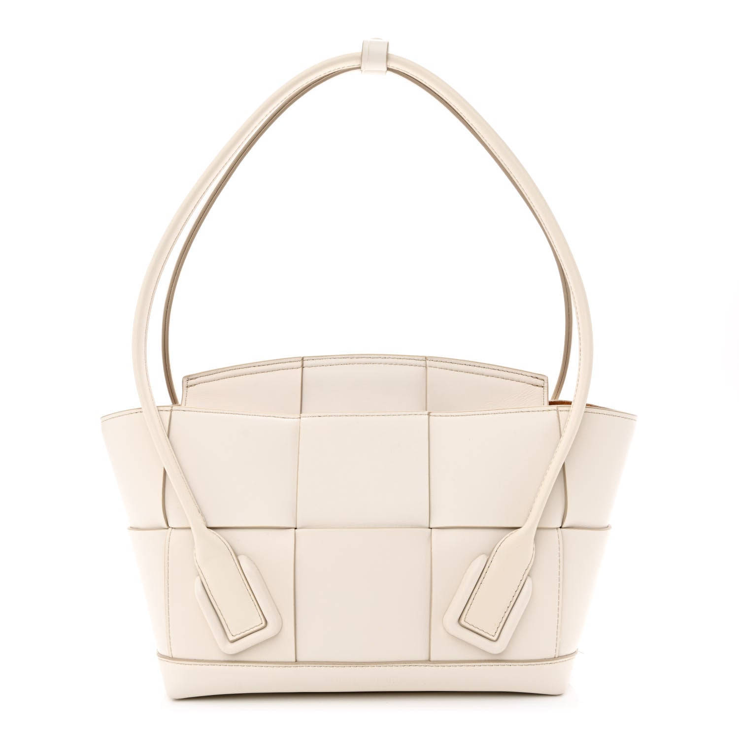 Bottega Veneta Calfskin Maxi Intrecciato Small Arco Bianco 1 of 11