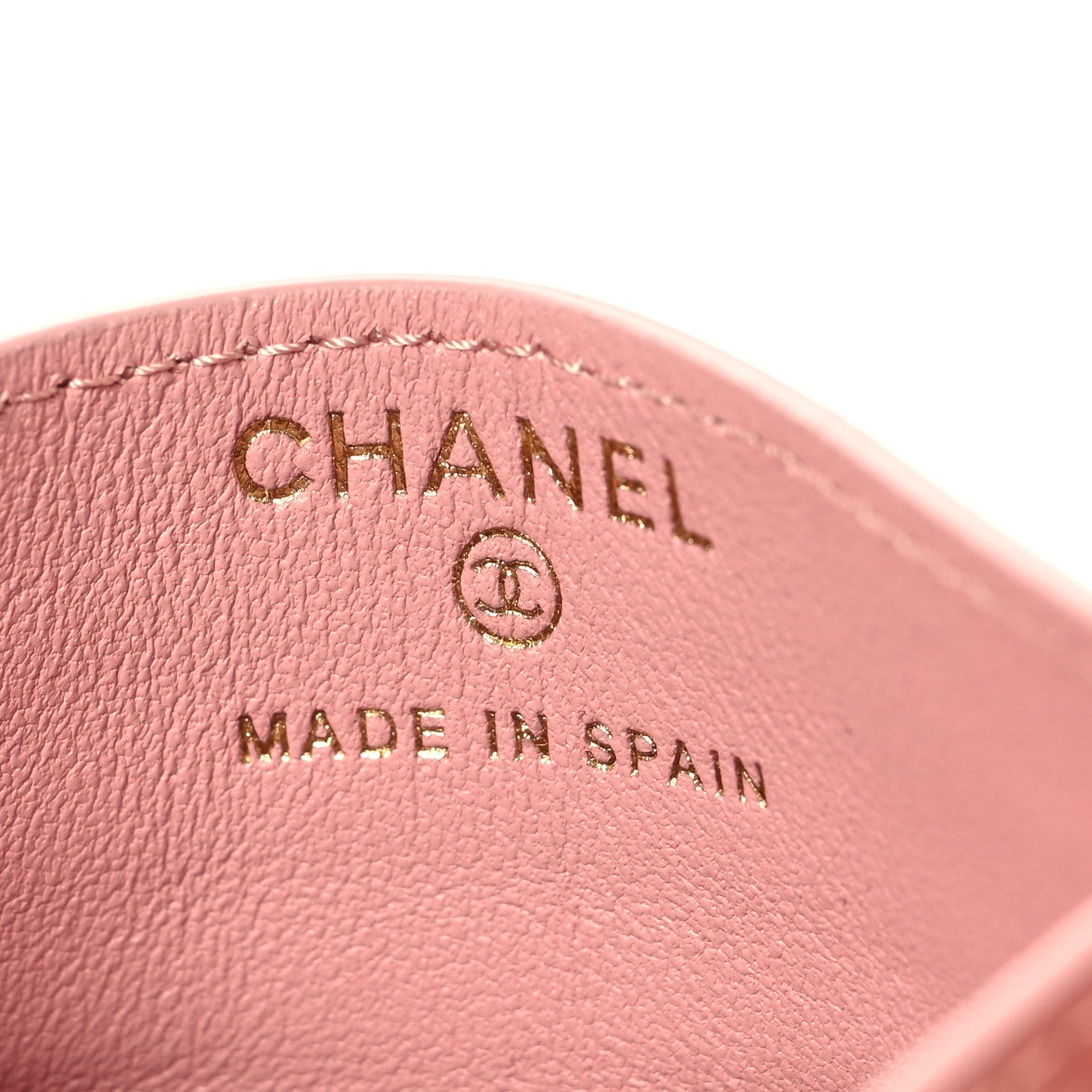 Chanel Calfskin Crocodile Embossed Crococo Card Holder Light Pink 6 of 7